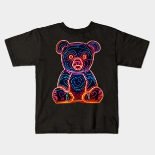 Neon Bear Kids T-Shirt